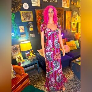 ZAC POSEN for Target long, floral dress sz L - NWT